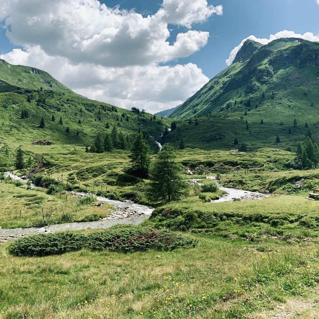 Explore the serene and picturesque mountain landscape of Bad Gastein, Austria