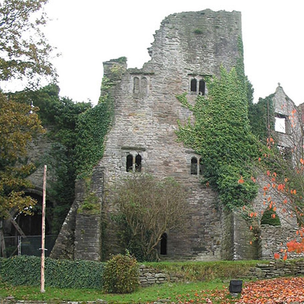 Hay Castle, Hay-on-Wye The castle has been under attack many times throughout its history. It was destroyed by King John in 1216. In 1977 a great part of it was destroyed by fire.